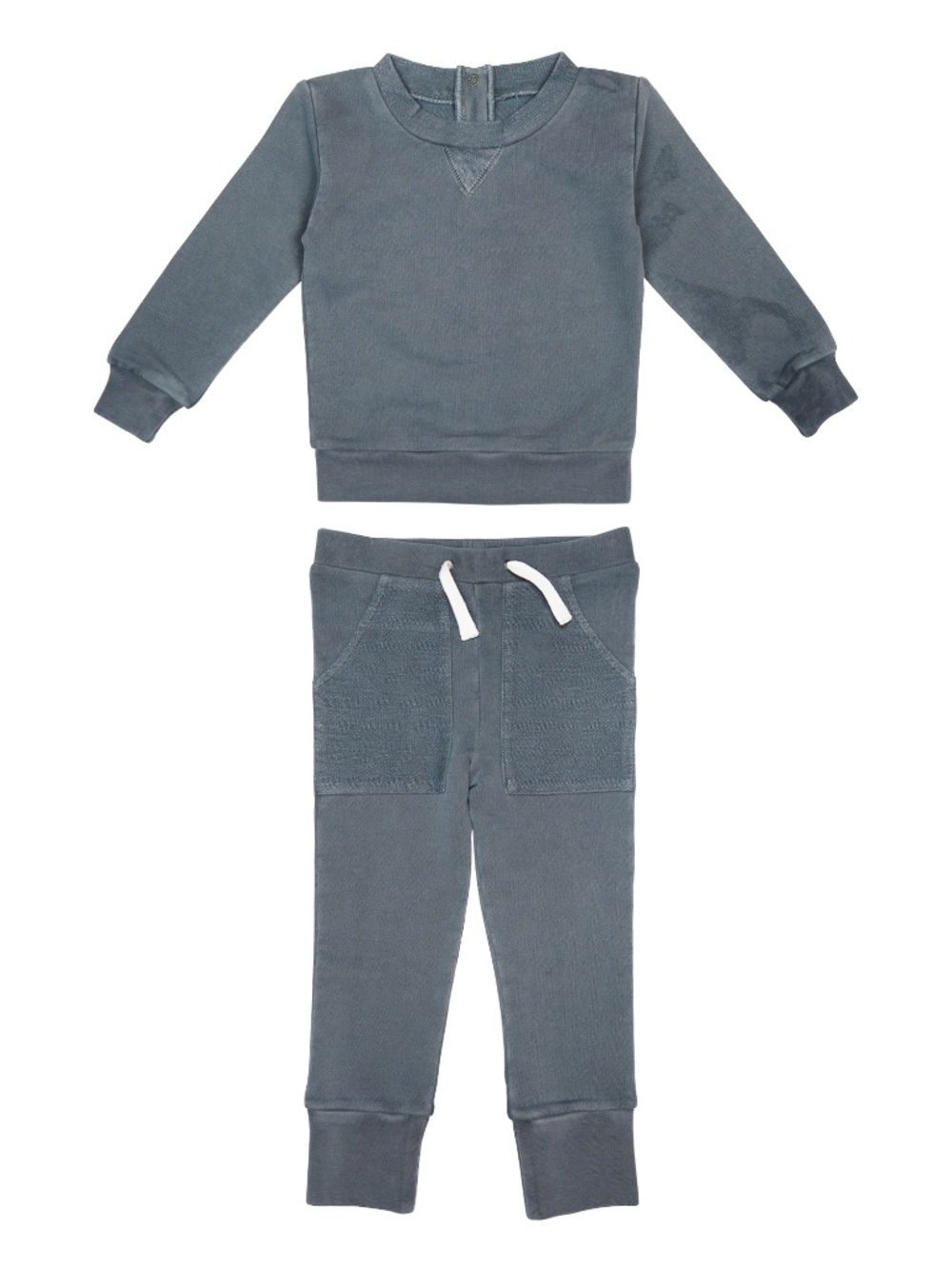 L'ovedbaby Moonstone French Terry Sweatshirt & Jogger Set Organic Cotton 12-18M